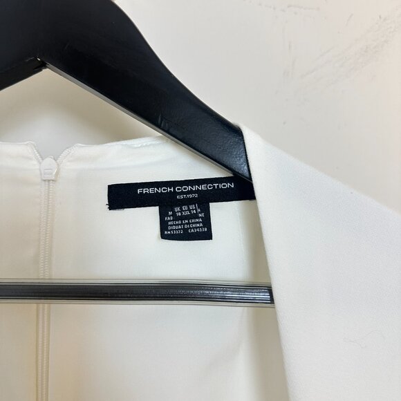 FRENCH CONNECTION Ruth Whisper A-Line Dress in Summer White Size US 14 - Picture 6 of 12